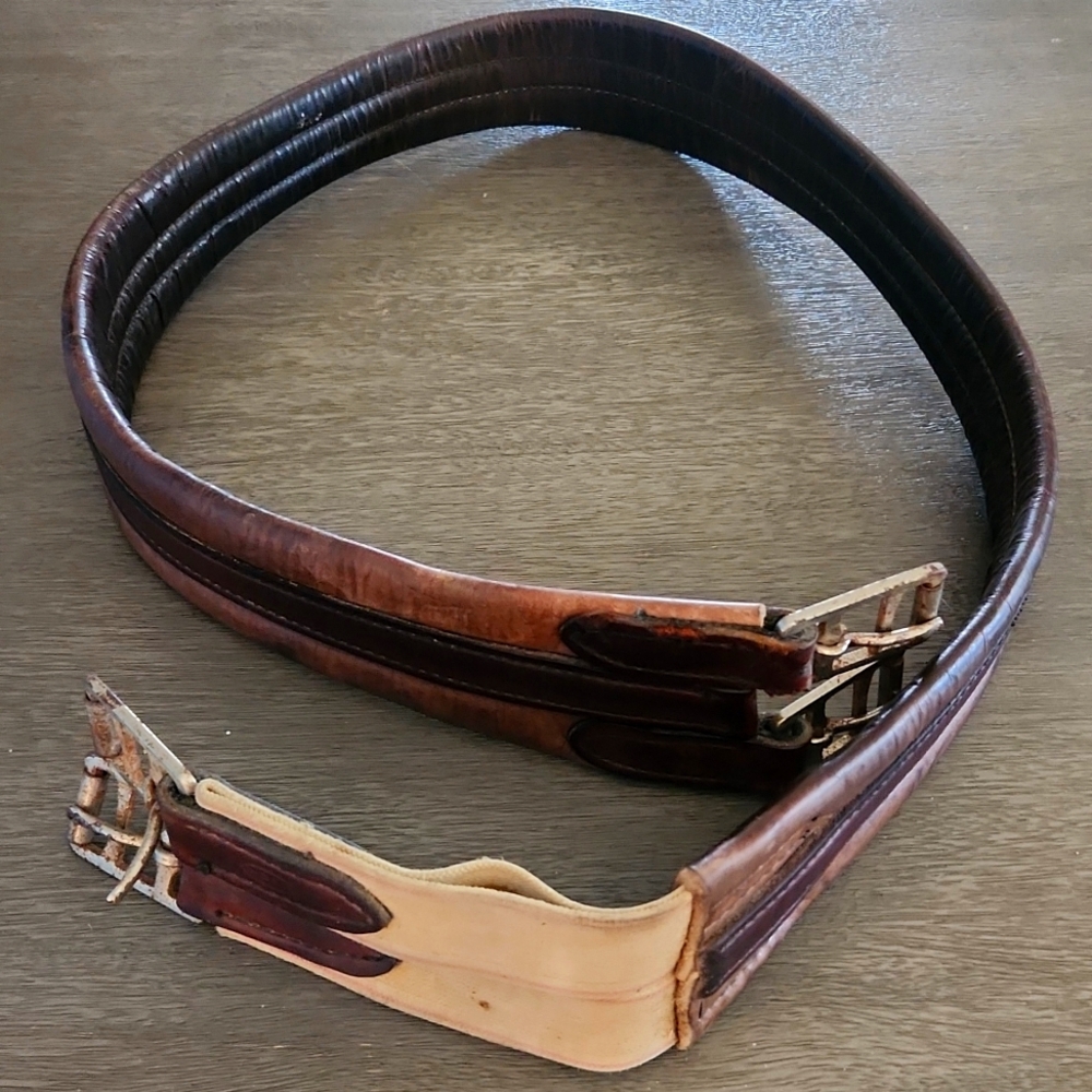 English Leather Horse Girth